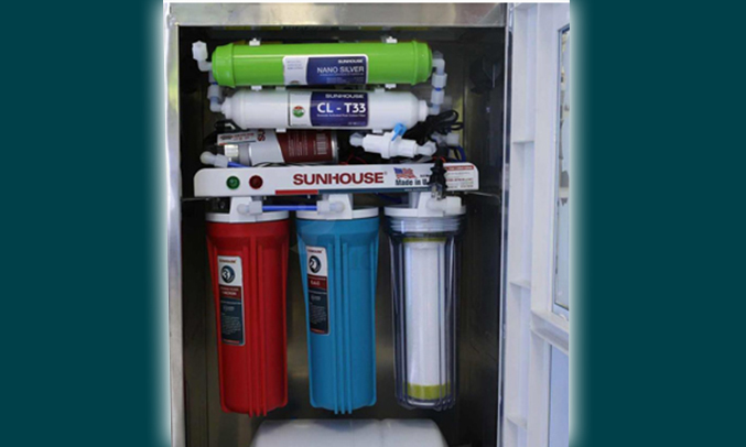 Máy lọc nước Sunhouse SHR88010R 10 lõi lọc