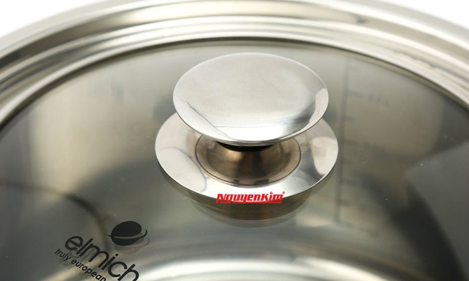 Nồi inox Elmich Luxor 304 24cm chịu nhiệt tốt