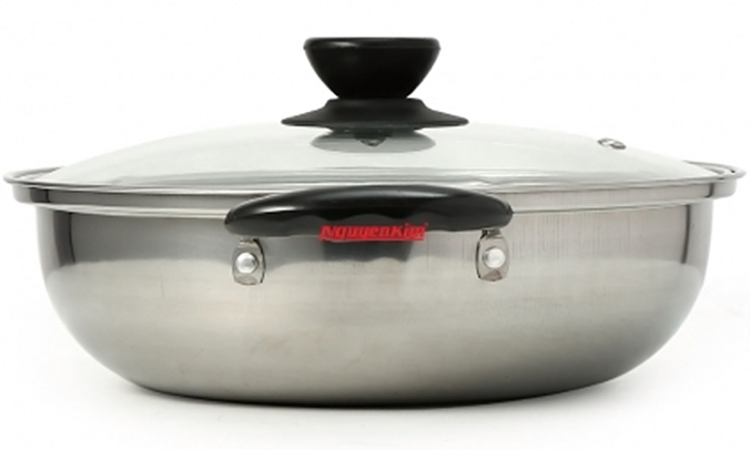 Nồi lẩu Inox Kangaroo KG-145S nắp kính