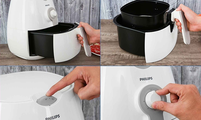 Nồi chiên không dầu Philips 3 lít HD9216 dễ dàng vệ sinh
