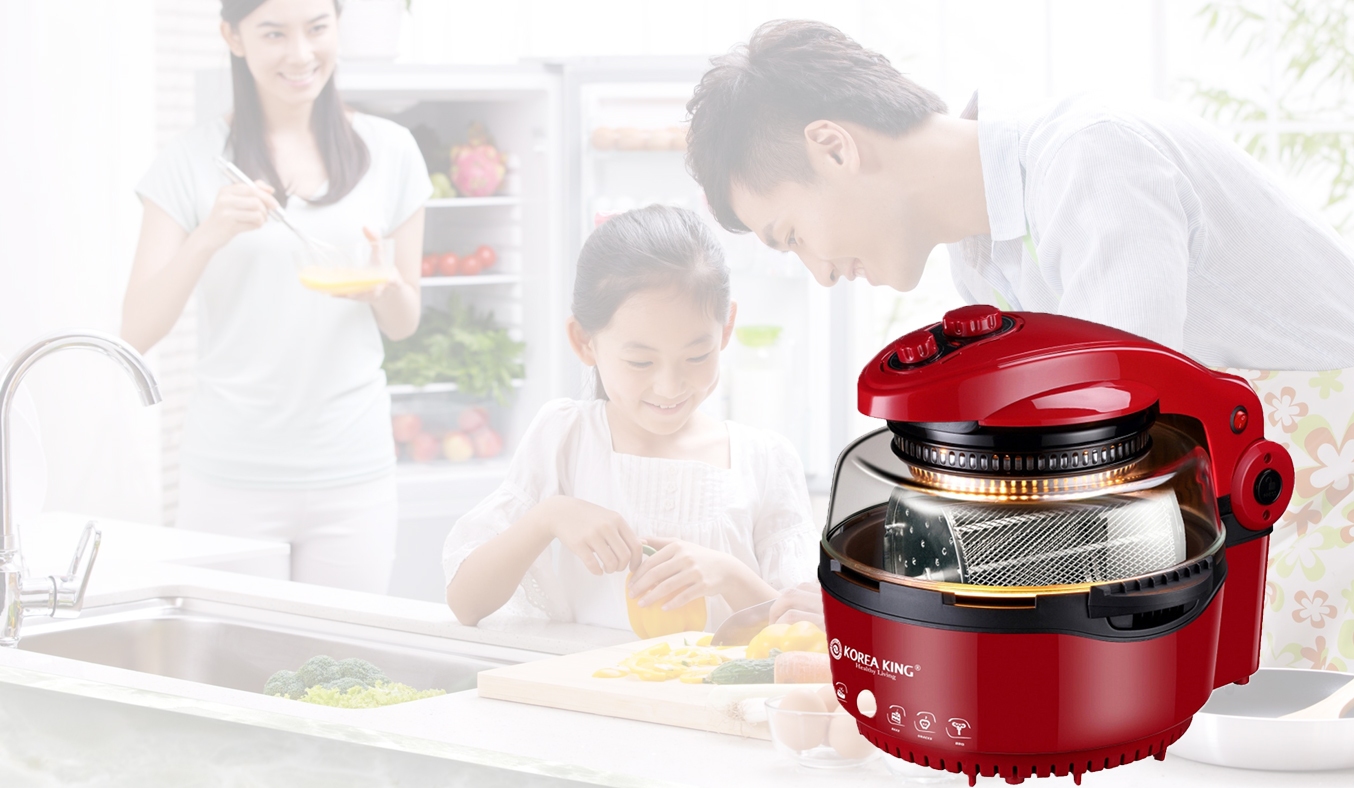 Nồi chiên không dầu Korea King 11 lít KAF-909M chịu nhiệt cao