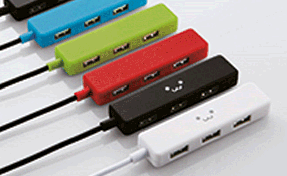 Cổng nối USB 4 cổng Elecom U2H-SN4 tương th&iacute;ch với nhiều thiết bị