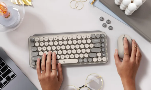 Bàn Phím Logitech Pop Keys Xám