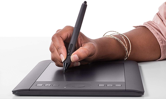 Bảng vẽ điện tử Wacom Intuous PTH-451/K1-CX kèm bút cảm ứng