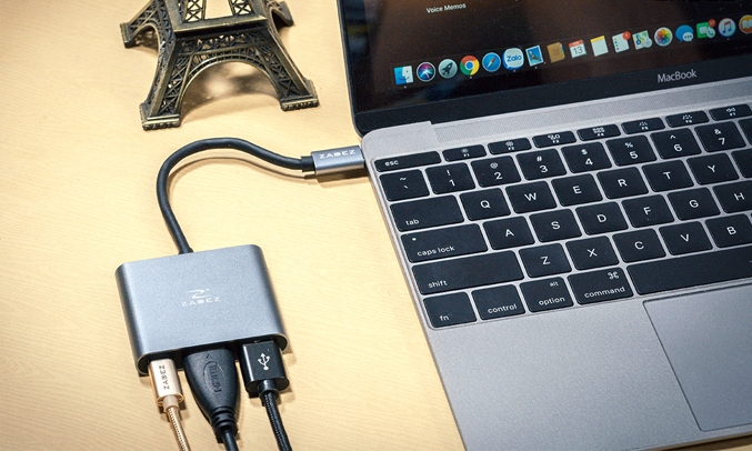 Bộ chuyển đổi Type-C Hub 3 in 1 Zadez ZAH-513 - Tốc độ truyền tải