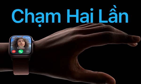 Apple Watch Series 9 GPS 41mm viền nhôm dây vải - chạm 2 lần