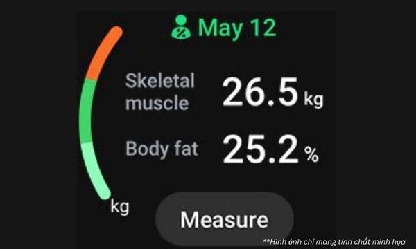 Galaxy Watch6 Classic Bluetooth 47mm - phân tích trở kháng điện sinh học