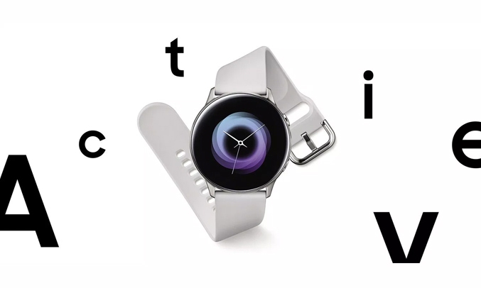 Samsung Galaxy Watch Active SM-R500 Bạc thiết kế thời trang, phong cách