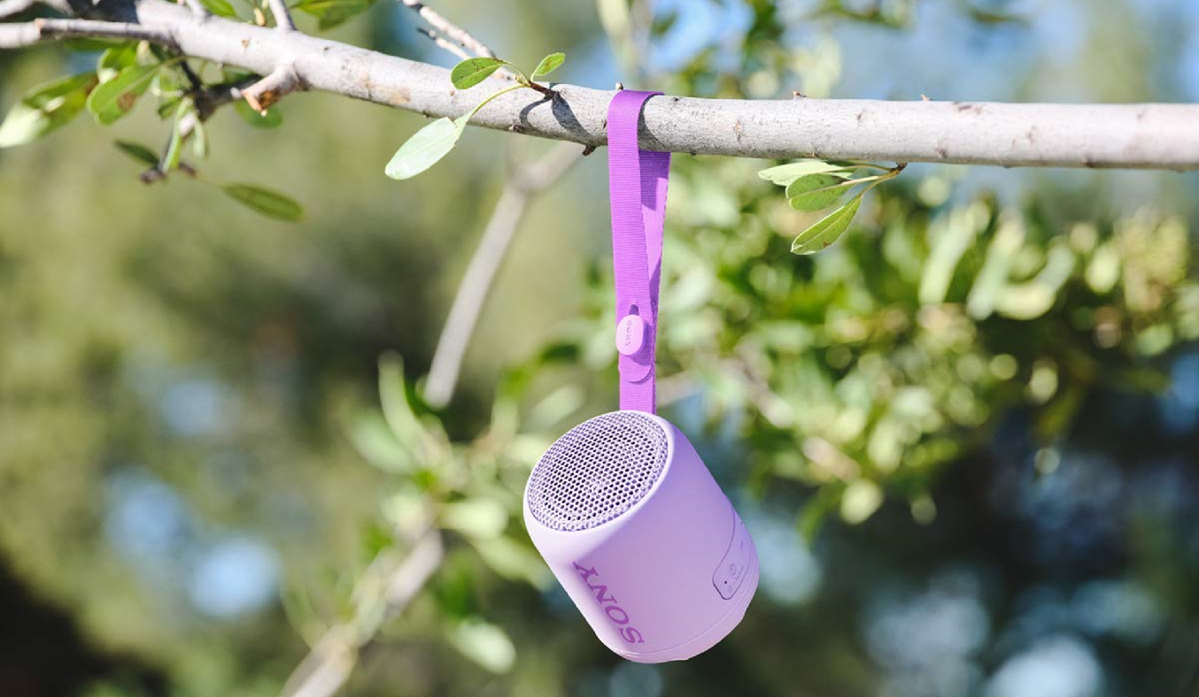 Loa bluetooth Sony SRS-XB12 Tím - Thiết kế nhỏ gọn