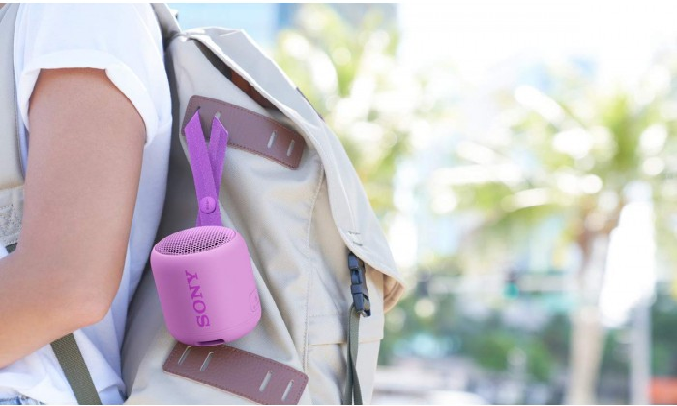 Loa bluetooth Sony SRS-XB12 Tím - Thời gian sử dụng lên đến 16 giờ