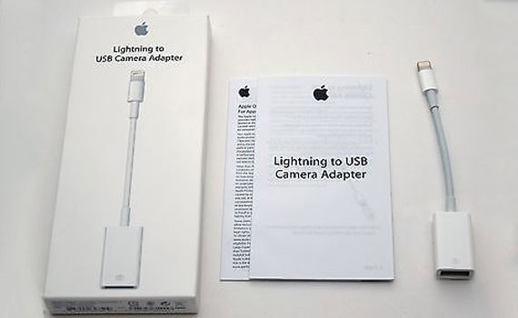 C&aacute;p Apple Lightning to USB Camera Adapter MD821ZM/A thiết kế tiện lợi sử dụng dễ d&agrave;ng