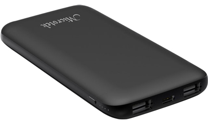 Pin sạc Microtek MT-1203 (đen) có dung lượng 12.000mAh