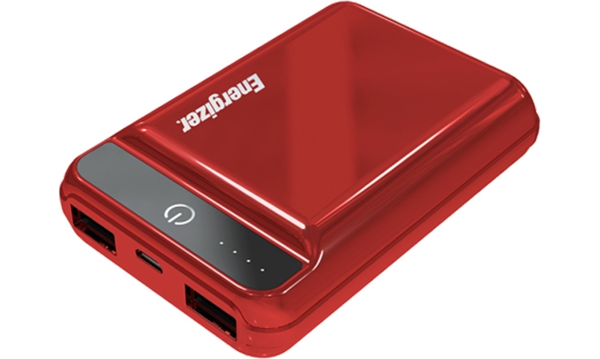 Sạc dự phòng Energizer UE10032PR 10.000 mAh có kích thước thật nhỏ gọn