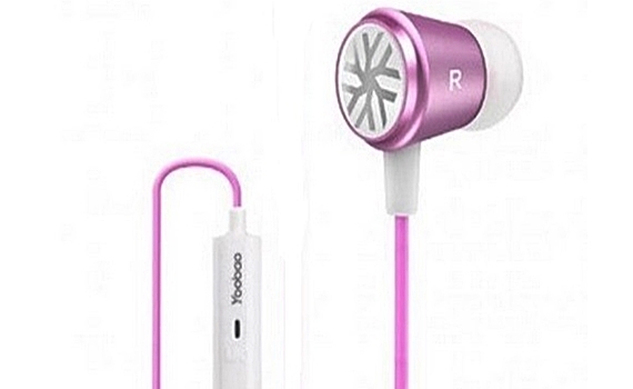Tai nghe Yoobao YB01 hồng nhỏ gọn