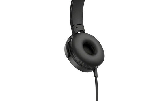 Tai nghe Sony - MDRXB550APBCE màu đen đệm tai vừa vặn, êm ái