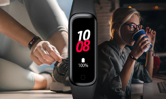 Vòng đeo tay SamSung Galaxy Fit 2 Đỏ - Chăm sóc sức khỏe chuyên sâu