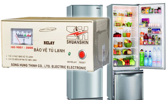 Relay bảo vệ tủ lạnh Shuanshin gon gàng