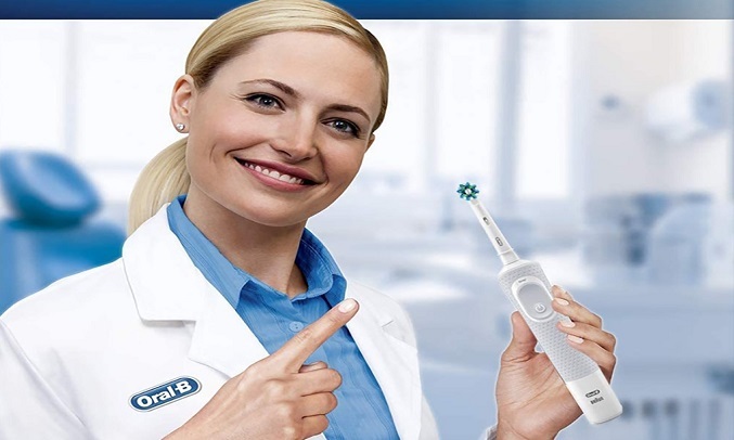 Bàn chải đánh răng điện Oral-B Vitality 100 CrossAction White D100.413.1 - Chế độ hẹn giờ