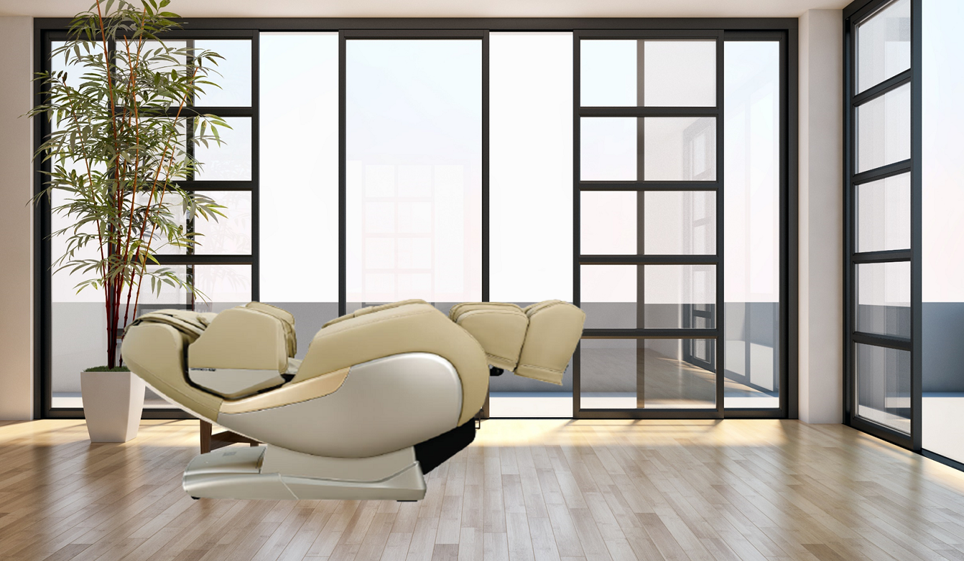 Ghế Massage Poongsan MCP-500-ATLAS - Thiết kế sang trọng, bọc da cao cấp, phù hợp với mọi không gian