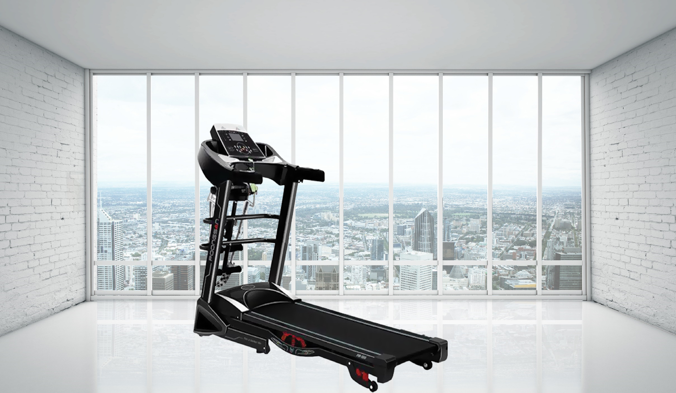 Máy chạy bộ Poongsan TMH-900-ATHENA-03 - Thiết kế 3 trong 1, linh hoạt tập luyên trên cùng một thiết bị