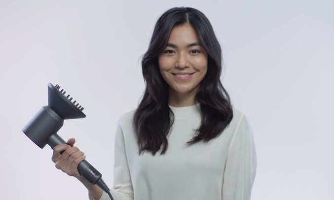 Máy sấy tóc Dyson HD03 Đen/Xám Bạc - Đầu sấy khuếch tán