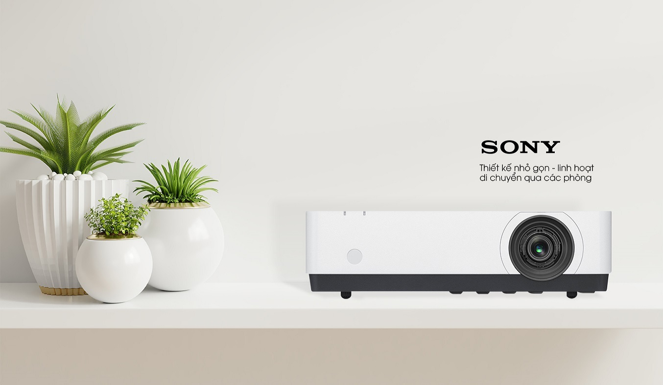 Máy chiếu Sony VPL-EW455 - Thiết kế nhỏ gọn, linh hoạt di chuyển qua các phòng