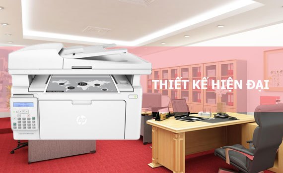 Máy in laser HP Laserjet Pro MFP M130FN-G3Q59A có thiết kế hiện đại