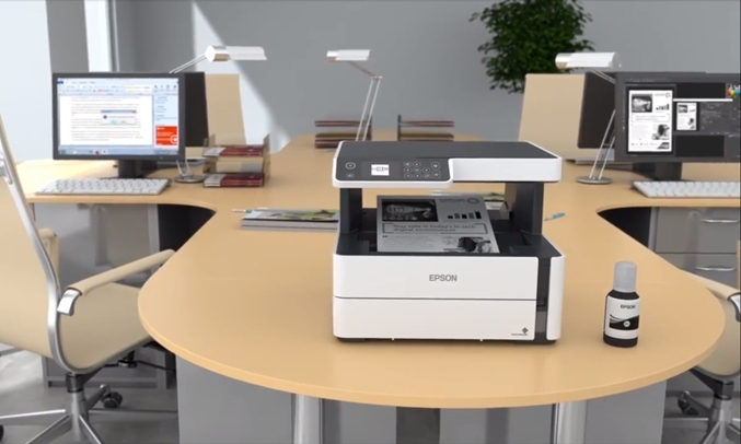 Máy in phun đa năng Epson M2140 thiết kế gọn nhẹ