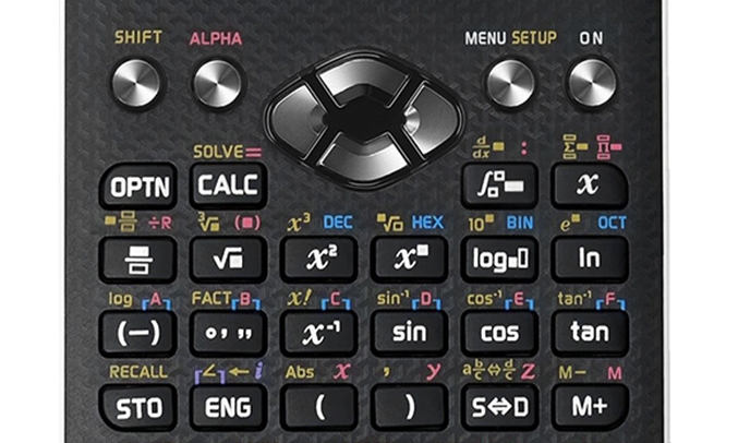Máy tính Casio FX580VN X (TL) màu xám đen đa dạng thuật toán