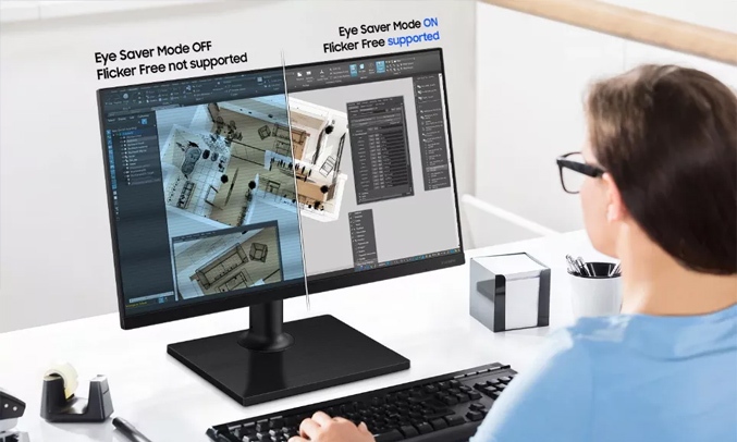 Màn hình Samsung 24 inch LF24T450FQEXXV 