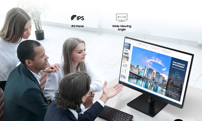 Màn hình Samsung 24 inch LF24T450FQEXXV