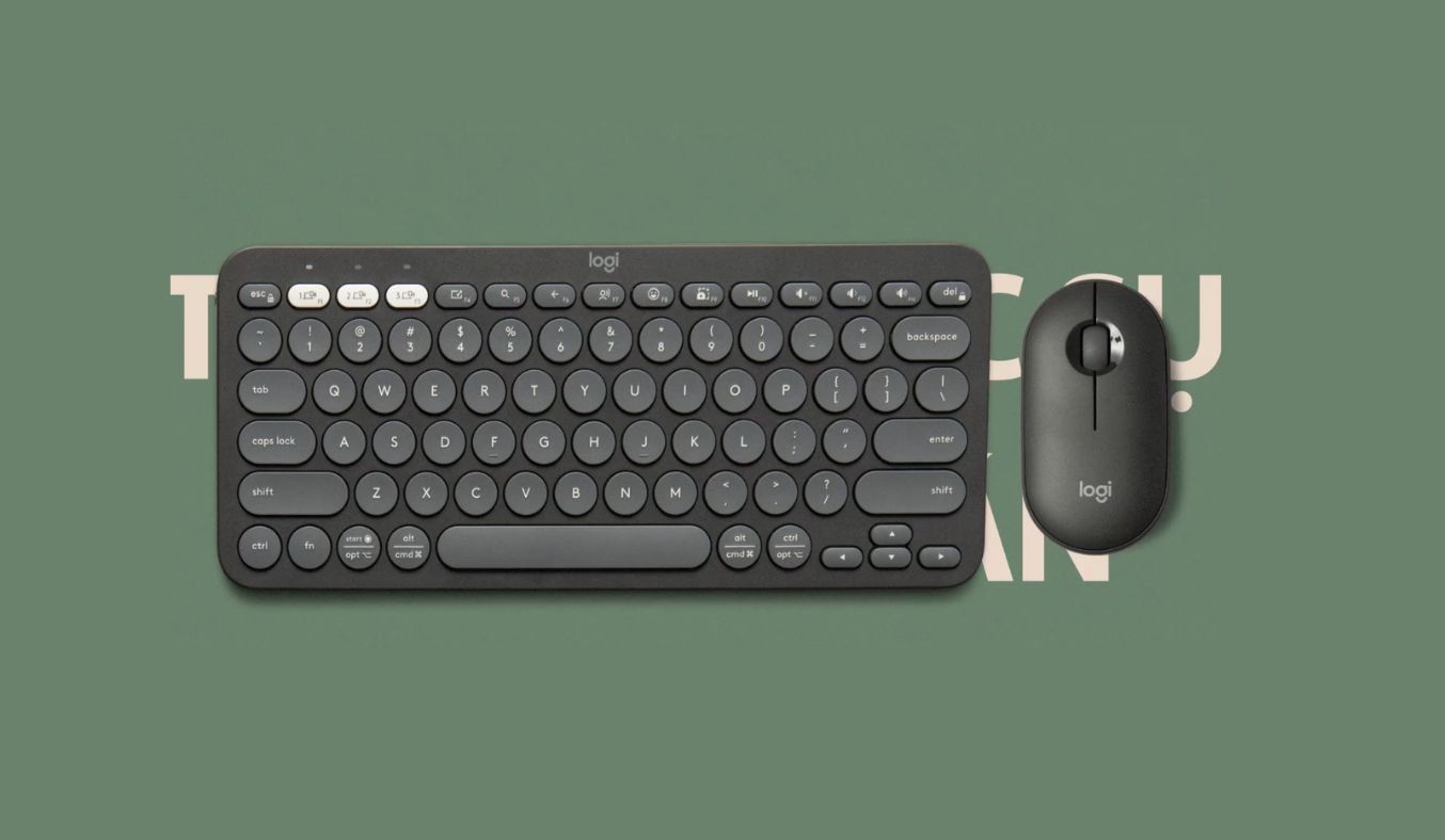 Bàn phím Bluetooth Logitech Pebble Keys 2 K380s Đen