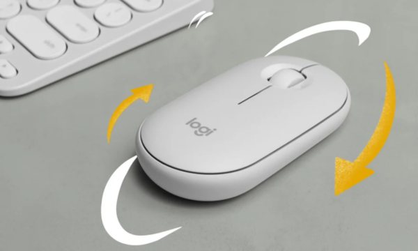 Chuột không dây Logitech Pebble Mouse 2 M350s Trắng