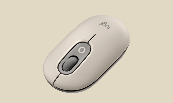Chuột không dây Logitech POP Xám