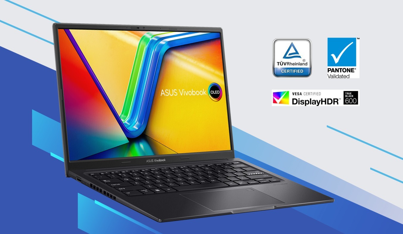 Laptop Asus Vivobook 14X OLED i9-13900H (S3405VA-KM071W) màn hình OLED sống động