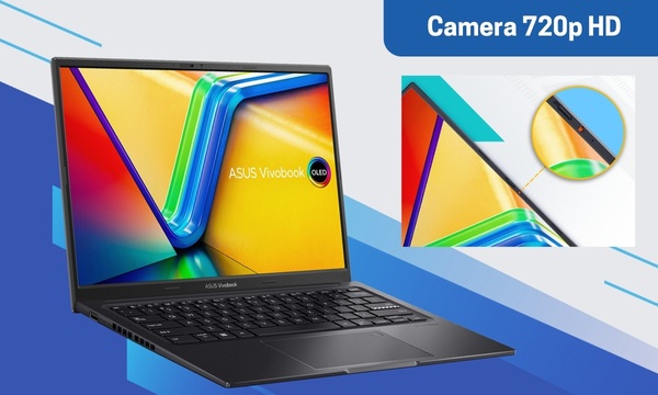 Laptop Asus Vivobook 14X OLED i9-13900H (S3405VA-KM071W) - Bản lề gập mở 180°