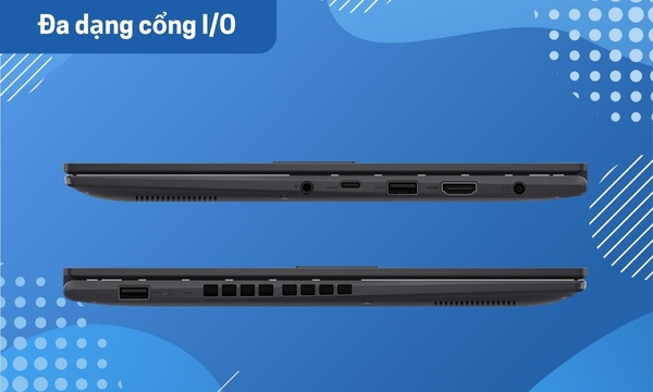 Laptop Asus Vivobook 14X OLED i9-13900H (S3405VA-KM071W) - Đa dạng cổng truyền, nhận