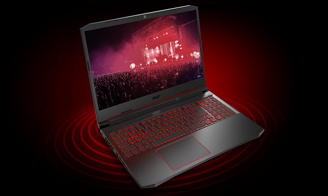 Acer Nitro 5 i5-10300H 15.6 inch AN515-55-5923 công nghệ Nitro Sense làm mát máy ngay lập tức