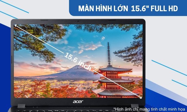 Laptop Acer Aspire 3 A315-56-58EG i5-1035G1/4GB/256GB/Win11 (NX.HS5SV.00J)
