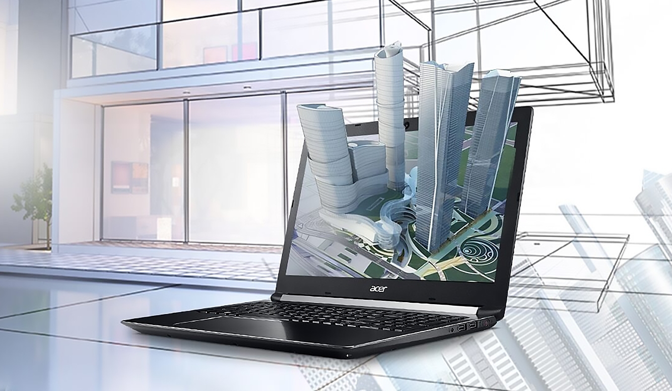 Laptop Acer Aspire 7 A715-72G-50NA (NH.GXBSV.001) hiệu năng ấn tượng