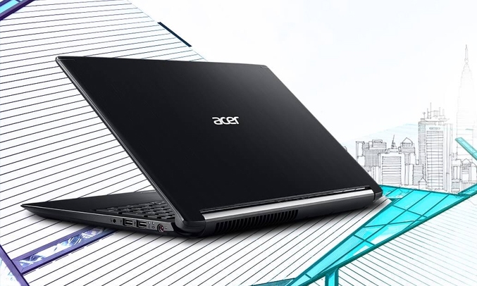 Laptop Acer Aspire 7 A715-72G-50NA (NH.GXBSV.001) thiết kế chắc chắn