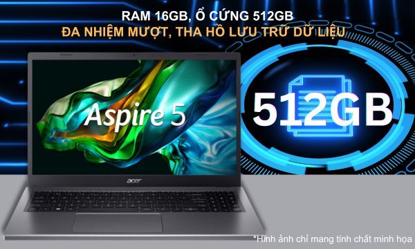 Laptop Acer Aspire 5 A515-58P-56RP i5-1335U/16GB/512GB/Win11 (NX.KHJSV.008)