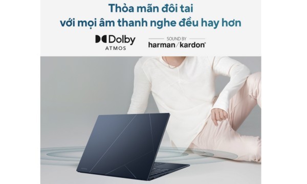 Laptop Asus Zenbook 14 OLED U5-125H (UX3405MA-PP151W) - Công nghệ Dolby Atmos