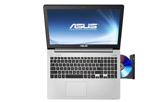 Máy tính xách tay Asus K551LA i5 với thiết kế mỏng, hiện đại