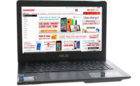 Màn hình laptop ASUS P450LAV - WO158D thuộc kích thước chuẩn