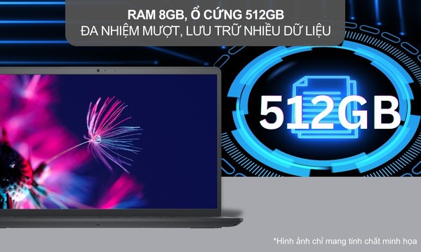 Laptop Dell Inspiron 3520 i7-1255U/8GB/512GB/Win11 P112F007