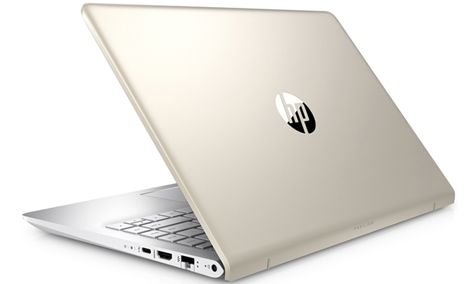 Laptop HP Pavilion 14-BF014TU (2GE46PA) vàng kim sang trọng