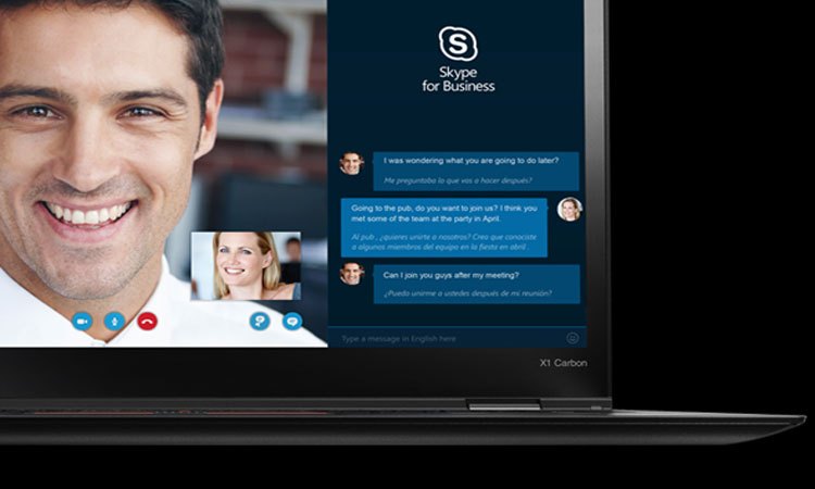 Máy tính xách tay Lenovo ThinkPad X1 Carbon C4 thực hiện các cuộc gọi video dễ dàng