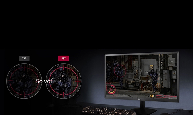 Màn hình máy tính IPS LG 22MK430H-B cân bằng tối