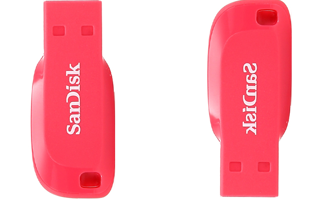 Ổ cứng di động 8GB CZ50 Cruzer Blade USB 2.0 Sandisk (Hồng) bắt mắt